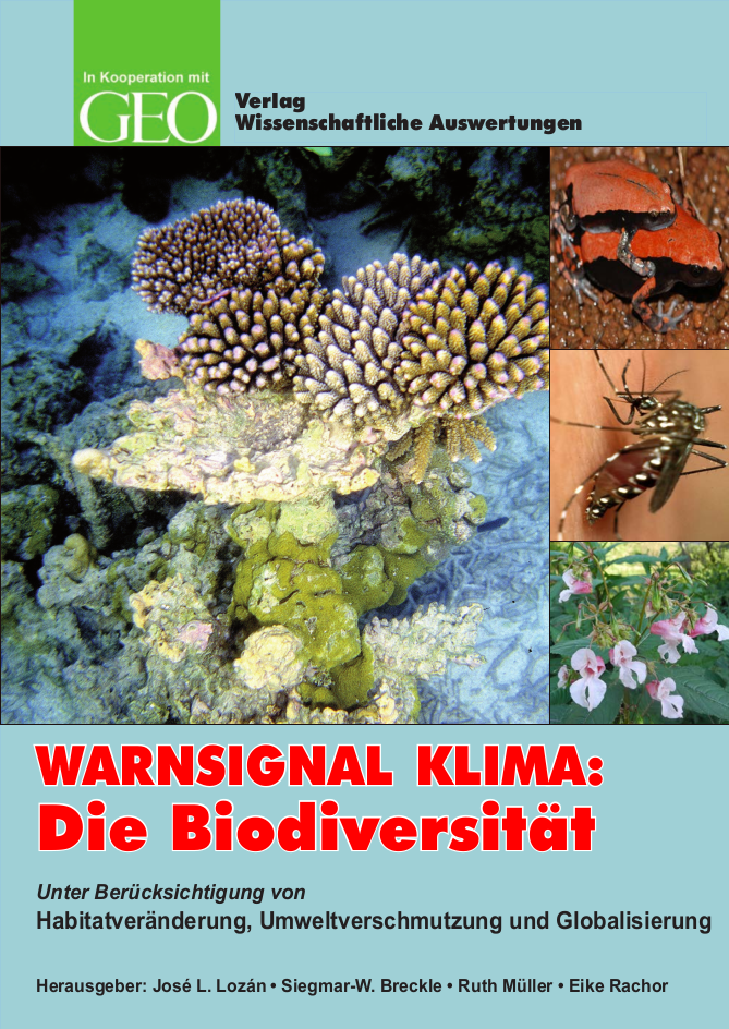 Titelseite vom Buch: Warnsignal Klima - Die Biodiversität