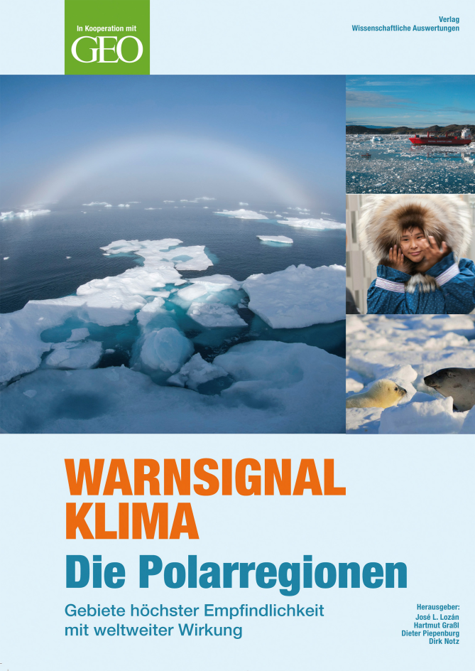 Titelseite vom Buch: Warnsignal Klima - Die Polarregionen