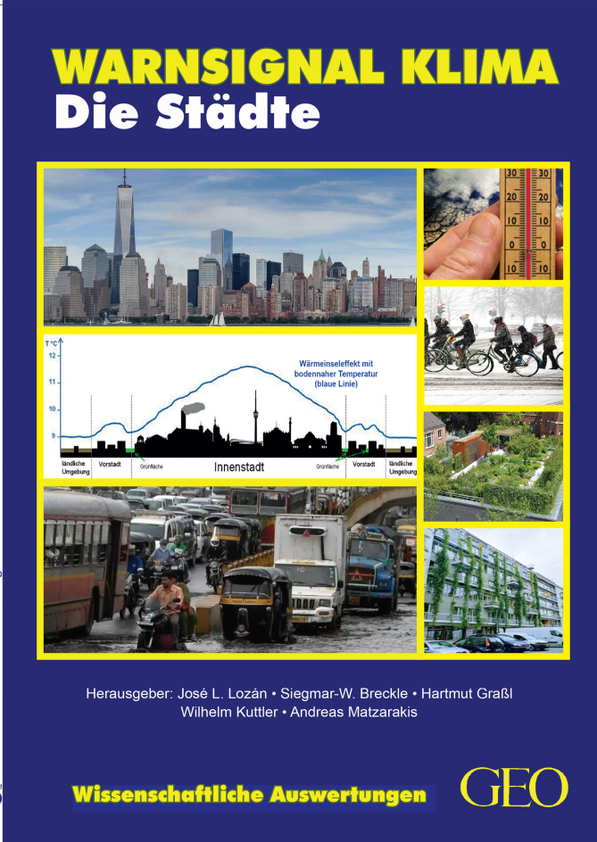 Titelseite vom Buch: Warnsignal Klima - Die Städte