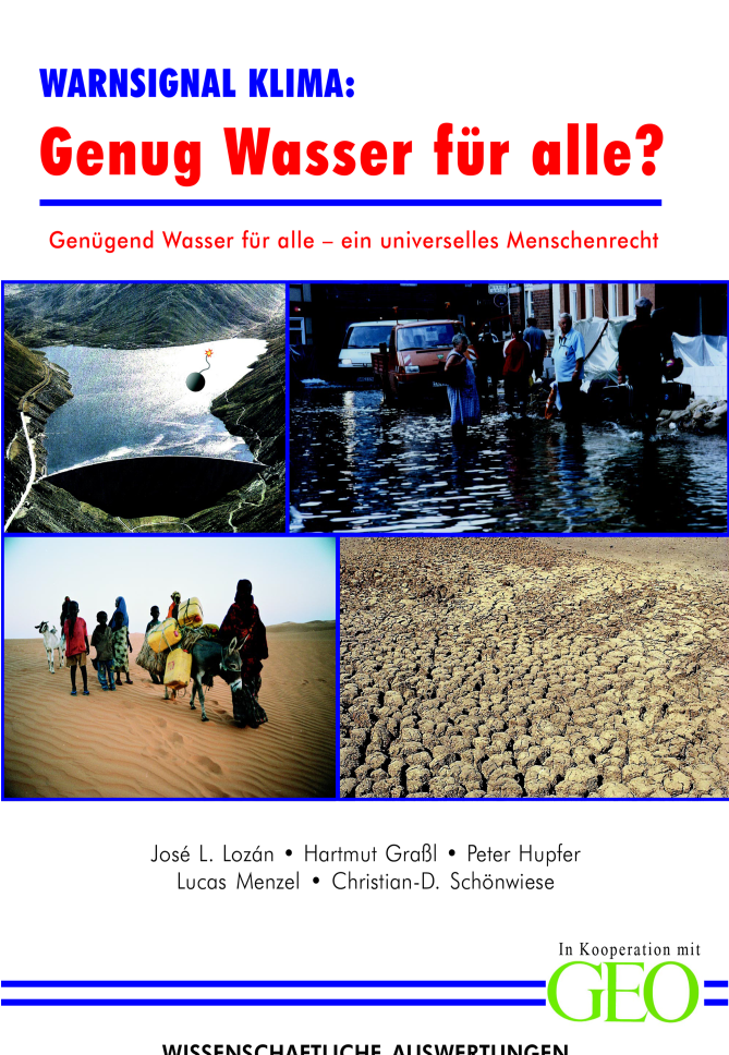 Titelseite vom Buch: Warnsignal Klima - Genug Wasser für alle?