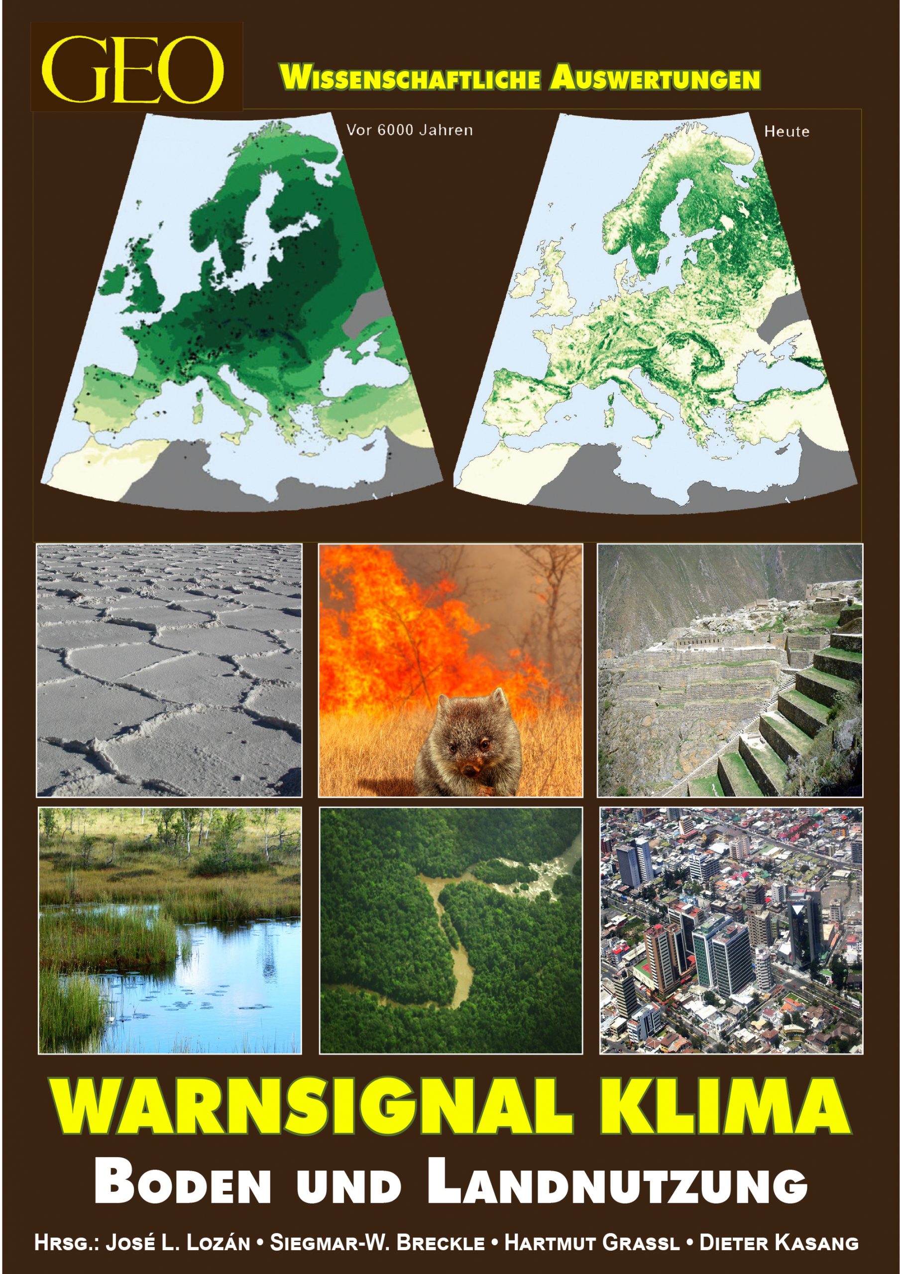 Titelseite des Buches: Warnsignal Klima - Boden und Landnutzung